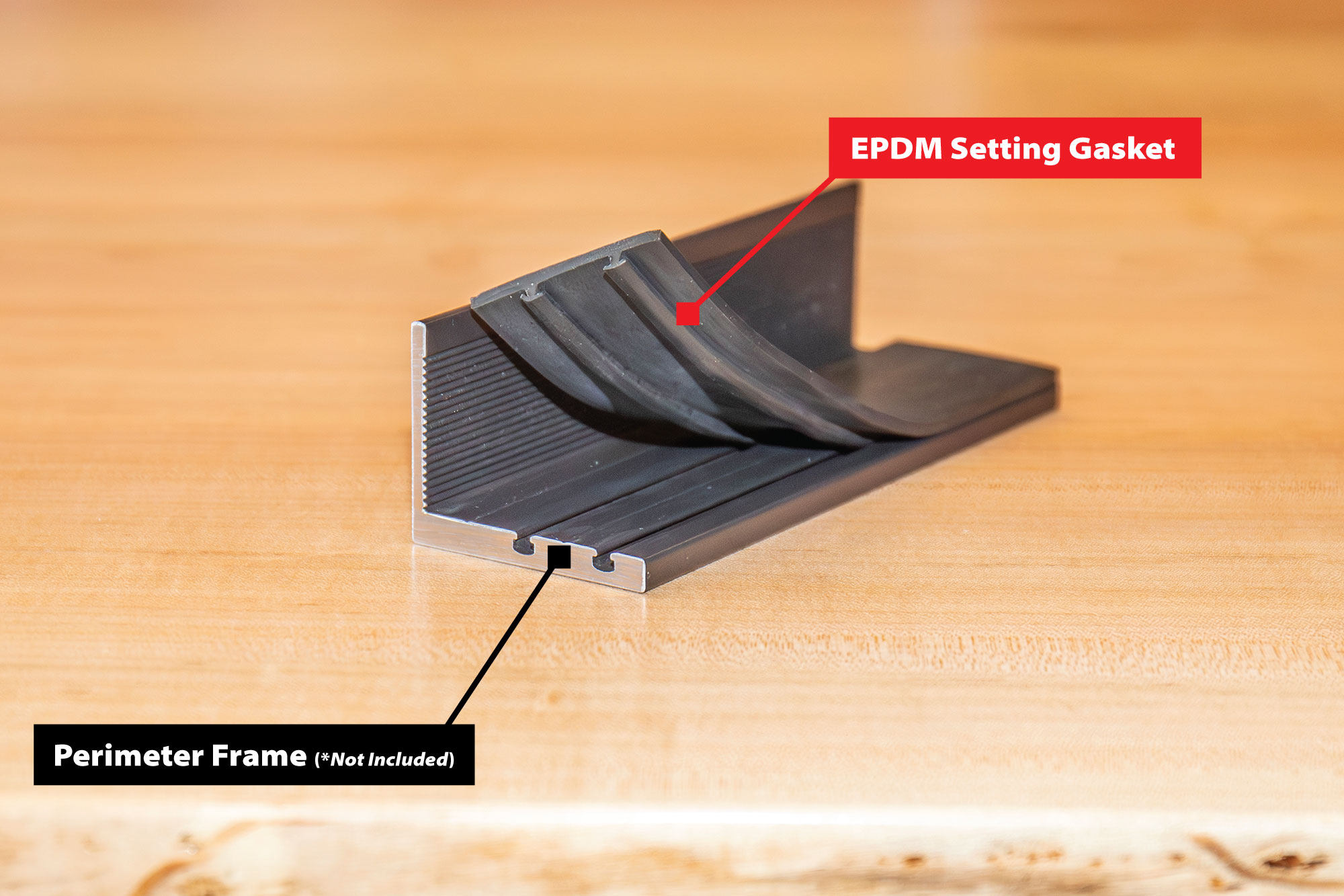 Perimeter framing included with multi panel