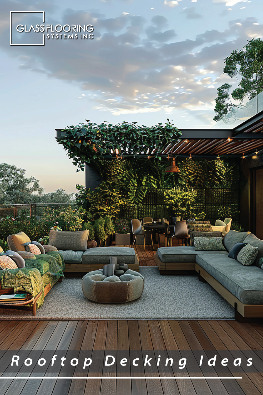 Innovative Rooftop Decking Ideas - Glass Flooring Systems Inc.