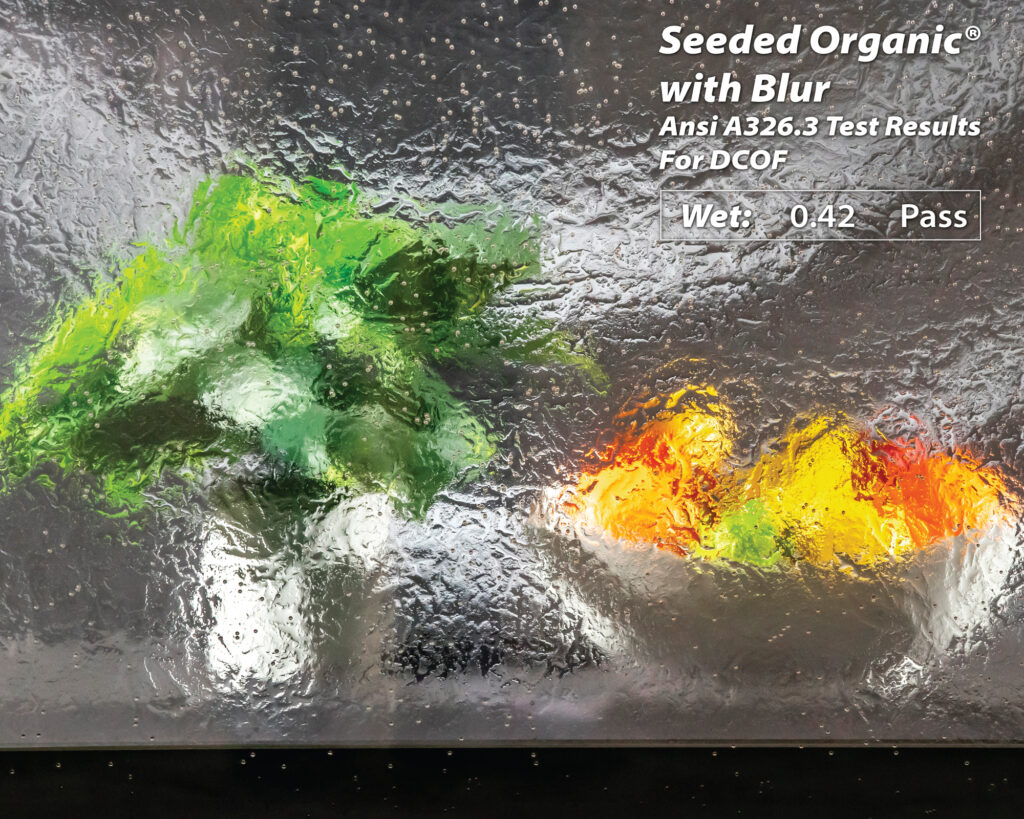 Seeded Organic with Blur test results