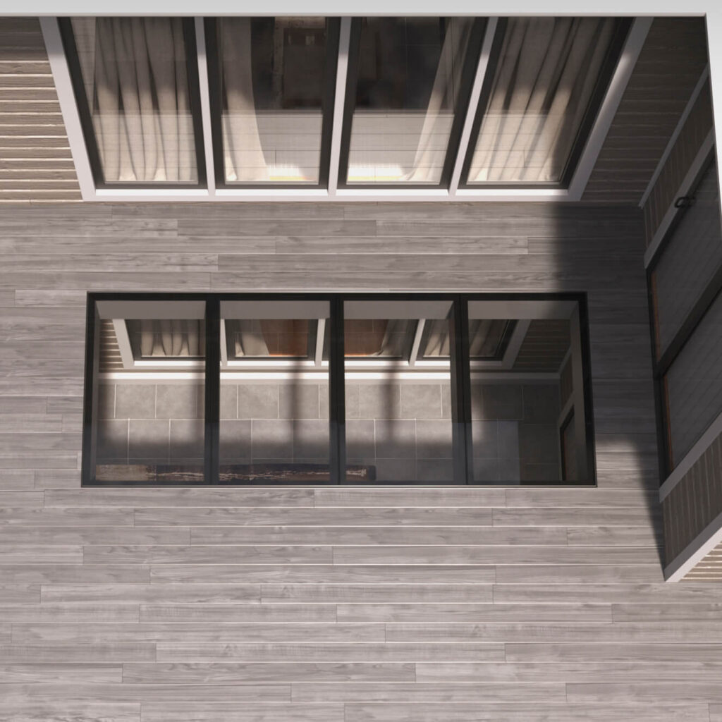 48x128 glass flooring system