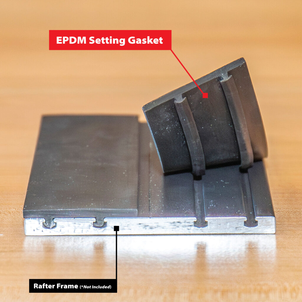 EPDM Setting gasket single part