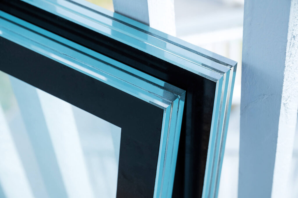 ceramic back-painted perimeter panel