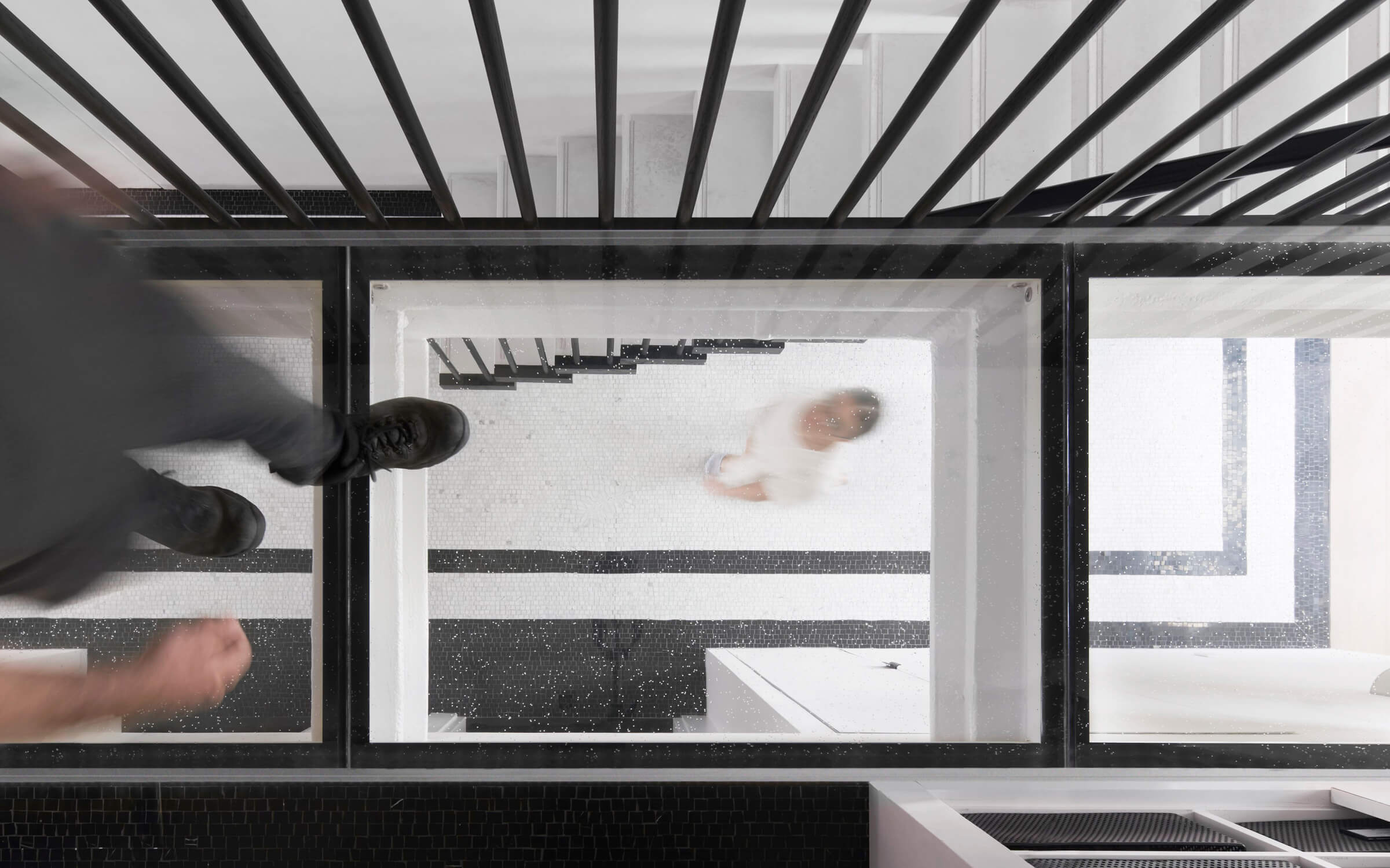 walkable glass panels